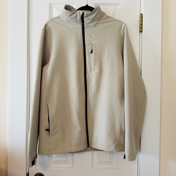 32 Degrees Other - 32 Degrees Heat Men’s‎ Softshell Jacket Beige Zip-Up Size M Lightweight